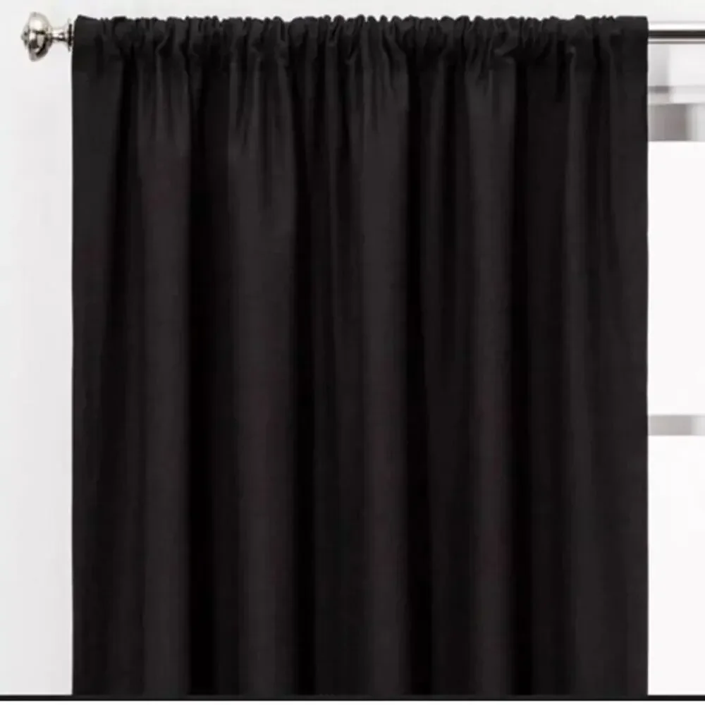 Project 62 Black Henna Blackout Rod Pocket 1 Curtain Panel 50
